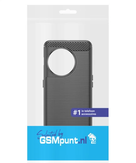 OnePlus 11 Hoesje Geborsteld TPU Flexibele Back Cover Zwart afbeelding 11