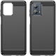 Motorola Moto G53 Hoesje Geborsteld TPU Flexibele Back Cover Zwart afbeelding 9
