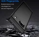 Google Pixel 7a Hoesje Geborsteld TPU Flexibele Back Cover Zwart afbeelding 4