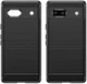 Google Pixel 7a Hoesje Geborsteld TPU Flexibele Back Cover Zwart afbeelding 7