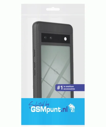Google Pixel 7a Hoesje Full Protect 360° Cover Hybride Zwart afbeelding 6
