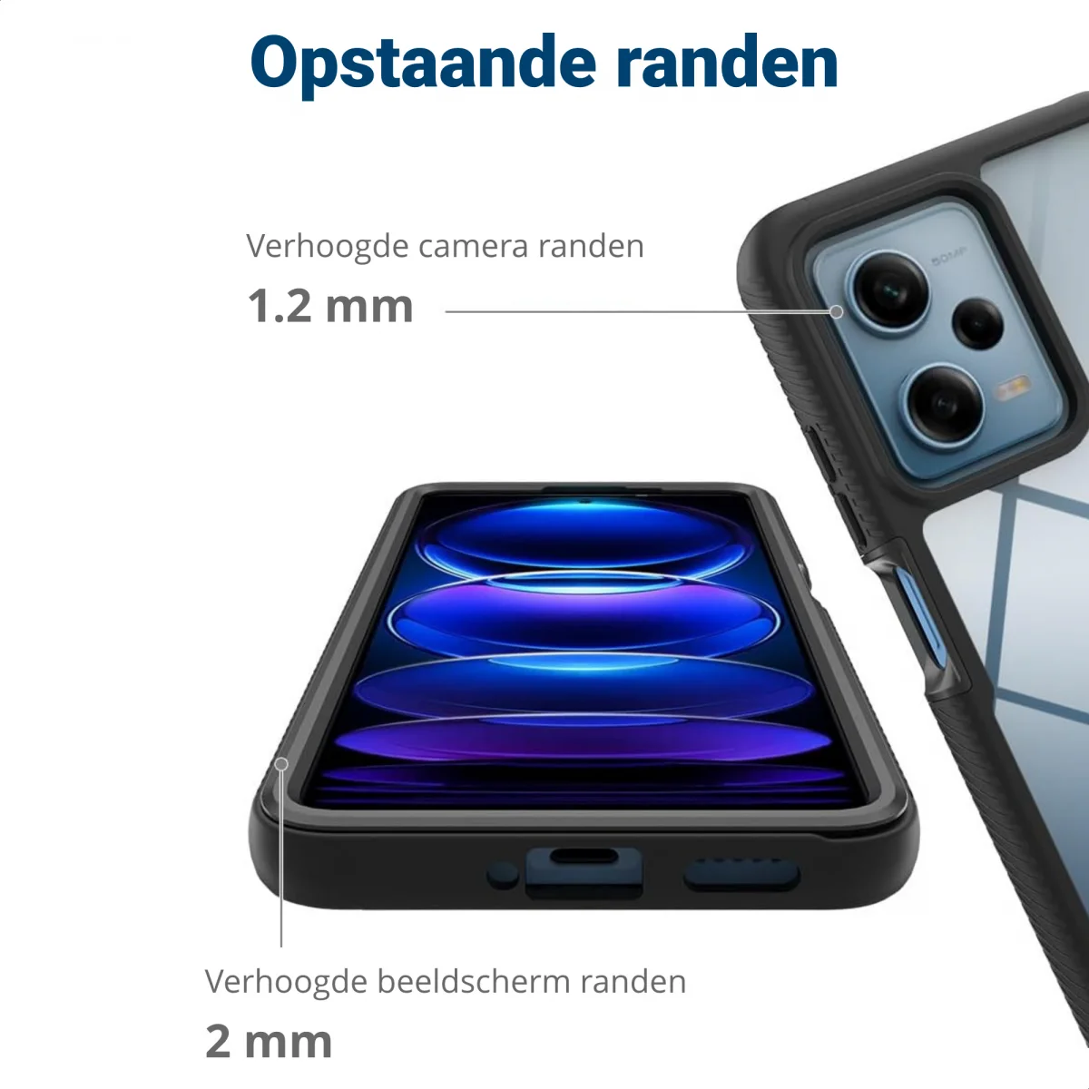 Xiaomi Redmi Note 12 Pro 5G / Poco X5 Pro Hoesje Full Protect 360° Blauw afbeelding 6