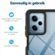 Xiaomi Redmi Note 12 Pro 5G / Poco X5 Pro Hoesje Full Protect 360° Blauw afbeelding 7