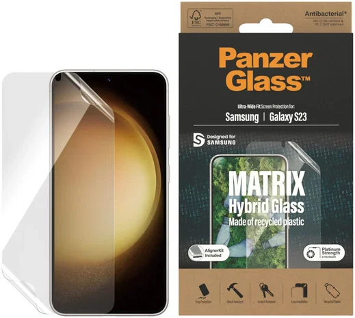 PanzerGlass Matrix Hybrid Samsung Galaxy S23 Screen Protector afbeelding 1