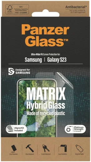 PanzerGlass Matrix Hybrid Samsung Galaxy S23 Screen Protector afbeelding 4