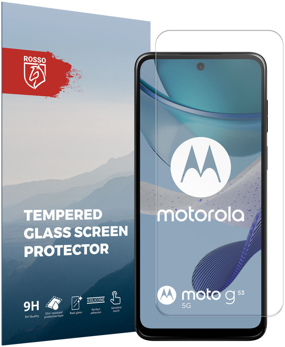 Rosso Motorola Moto G53 9H Tempered Glass Screen Protector afbeelding 1