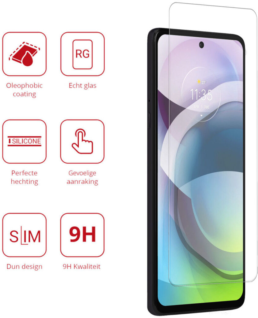 Rosso Motorola Moto G 5G 9H Tempered Glass Screen Protector afbeelding 2