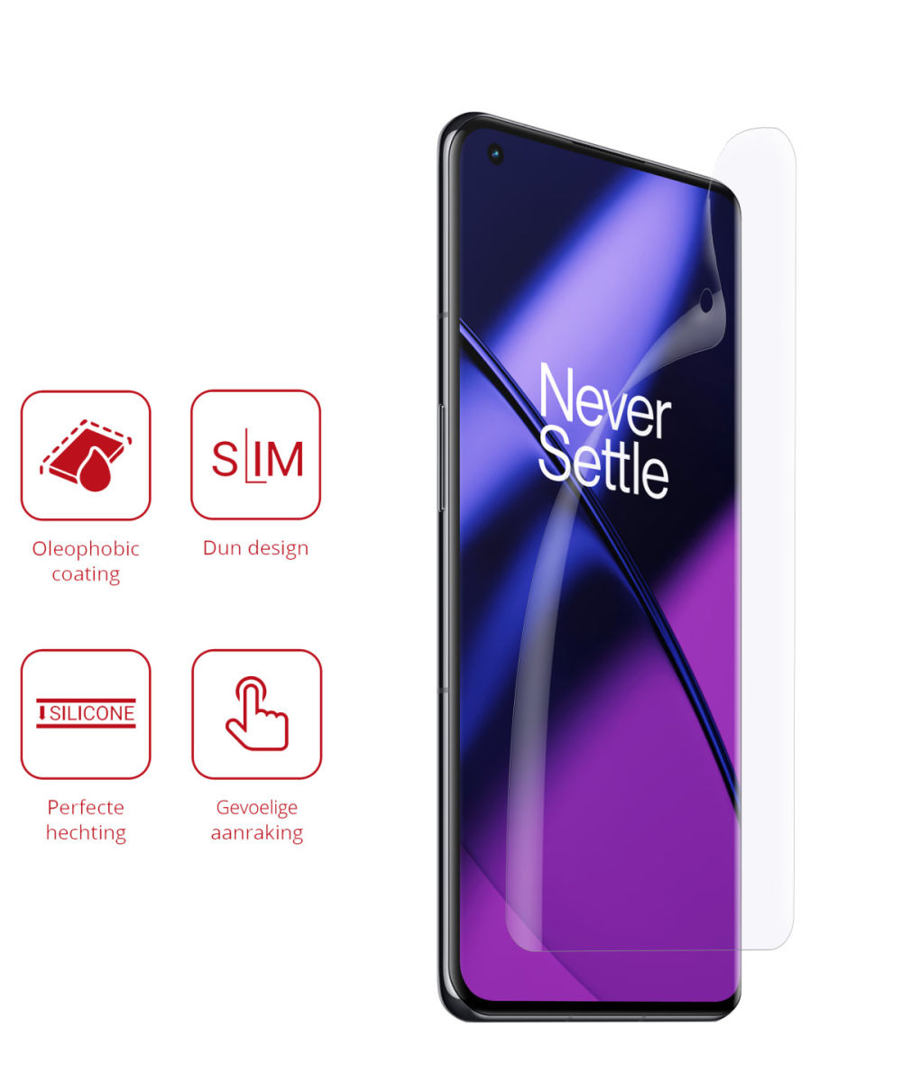 Rosso OnePlus 11 Screen Protector Ultra Clear Duo Pack afbeelding 2