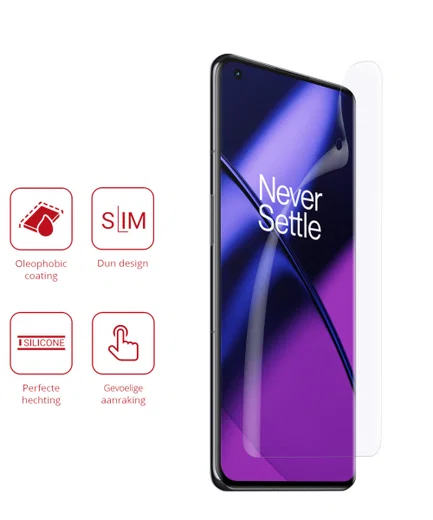 Rosso OnePlus 11 Screen Protector Ultra Clear Duo Pack afbeelding 2