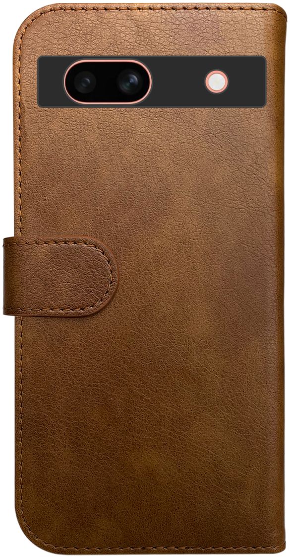 Rosso Element Google Pixel 7a Hoesje Book Cover Wallet Bruin afbeelding 2
