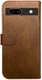Rosso Element Google Pixel 7a Hoesje Book Cover Wallet Bruin afbeelding 2