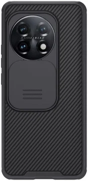 Nillkin CamShield OnePlus 11 Hoesje met Camera Slider Back Cover Zwart