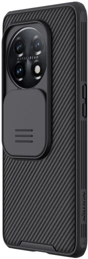 Nillkin CamShield OnePlus 11 Hoesje met Camera Slider Back Cover Zwart afbeelding 13