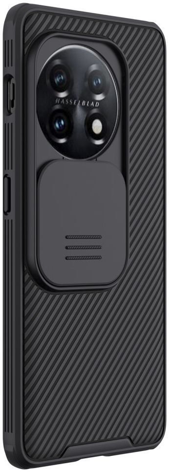 Nillkin CamShield OnePlus 11 Hoesje met Camera Slider Back Cover Zwart afbeelding 2