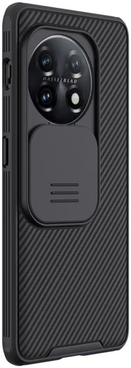 Nillkin CamShield OnePlus 11 Hoesje met Camera Slider Back Cover Zwart afbeelding 2