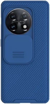 Nillkin CamShield OnePlus 11 Hoesje met Camera Slider Back Cover Blauw