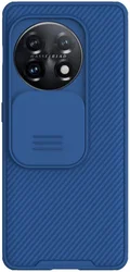 Nillkin CamShield OnePlus 11 Hoesje met Camera Slider Back Cover Blauw afbeelding