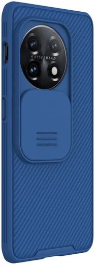 Nillkin CamShield OnePlus 11 Hoesje met Camera Slider Back Cover Blauw afbeelding 2