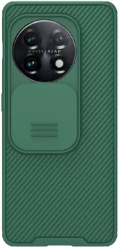 Nillkin CamShield OnePlus 11 Hoesje met Camera Slider Back Cover Groen