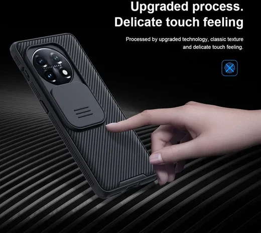 Nillkin CamShield OnePlus 11 Hoesje met Camera Slider Back Cover Groen afbeelding 7