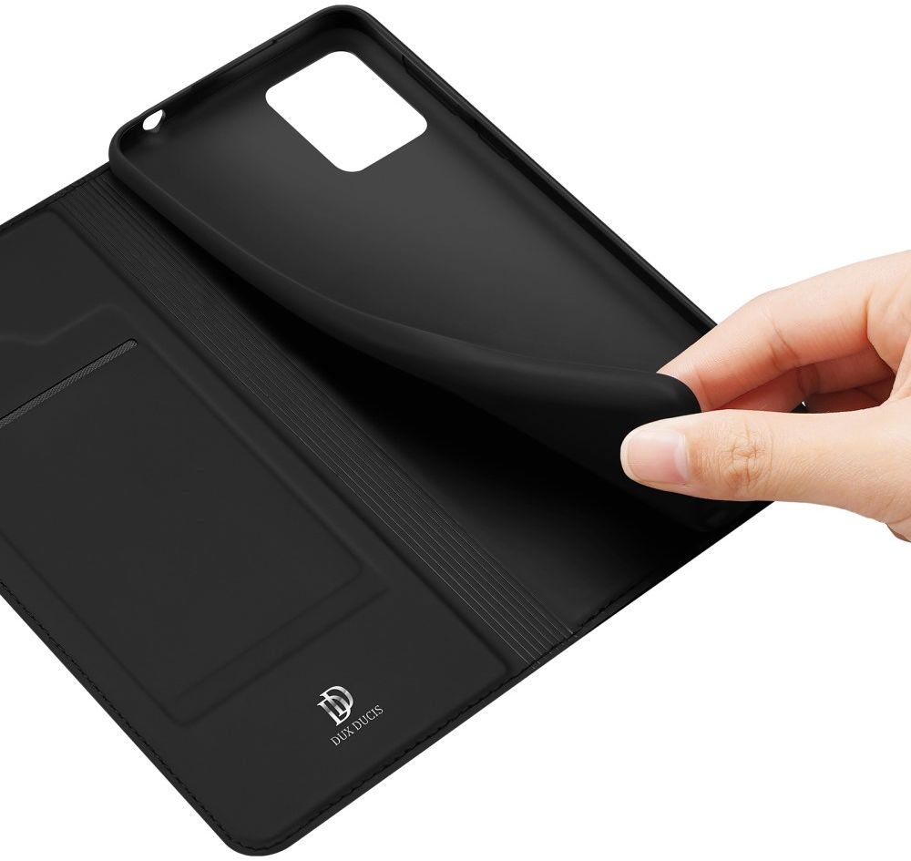 Dux Ducis Skin Pro Motorola Moto E13 Hoesje Portemonnee Zwart afbeelding 5