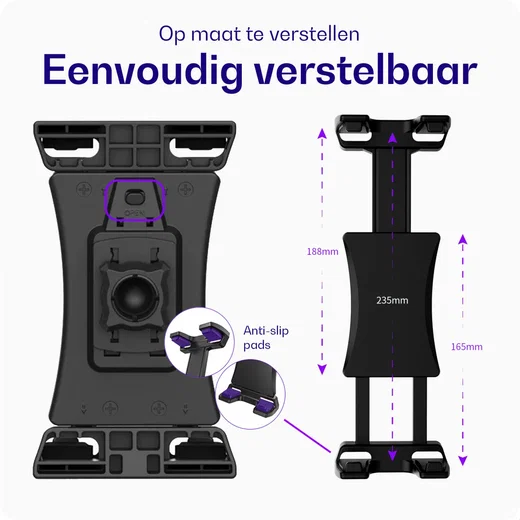 Buddi TabWay Houder voor Tablet / iPad Auto CD-Speler met Sleuf Houder afbeelding 5
