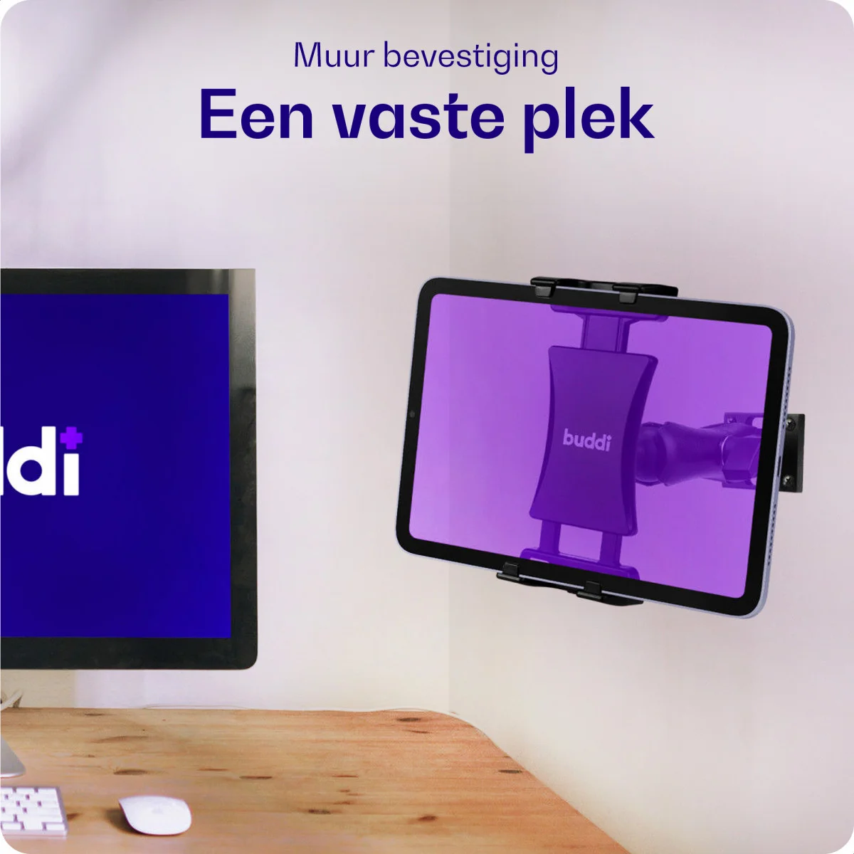 Buddi Tab Houder voor Tablet / Smartphone Muur met Schroefbevestiging afbeelding 9