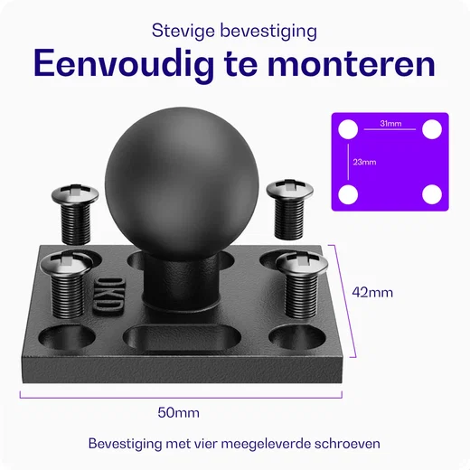 Buddi Tab Houder voor Tablet / Smartphone Muur met Schroefbevestiging afbeelding 3
