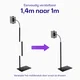 Buddi Tab Houder voor Tablet / iPad / Smartphone Statief Lessenaar afbeelding 4