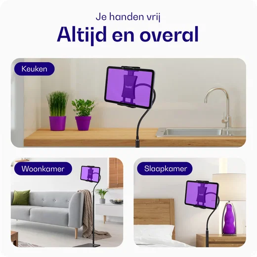Buddi Tab Houder voor Tablet / iPad / Smartphone Statief Lessenaar afbeelding 2