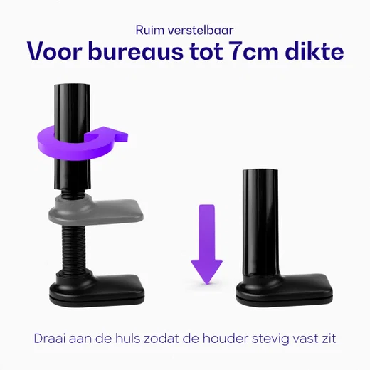 Buddi Tab Houder voor Tablet / iPad Zwanenhals Flexibel Bureau/Tafel afbeelding 7