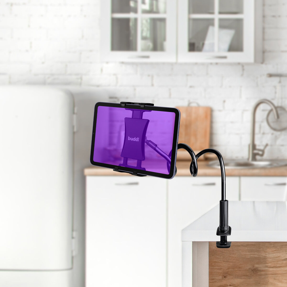 Buddi Tab Houder voor Tablet / iPad Zwanenhals Flexibel Bureau/Tafel afbeelding 10