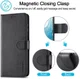 LC.IMEEKE Samsung Galaxy A54 Hoesje Portemonnee Book Case Zwart afbeelding 6