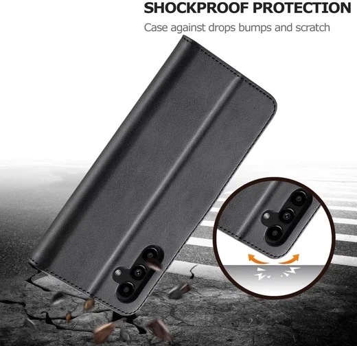 LC.IMEEKE Samsung Galaxy A54 Hoesje Portemonnee Book Case Zwart afbeelding 4