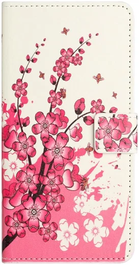 Samsung Galaxy A34 Hoesje Portemonnee Book Case Blossom Print afbeelding 1