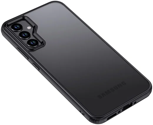 Samsung Galaxy A34 Hoesje Matte Back Cover Zwart afbeelding 1