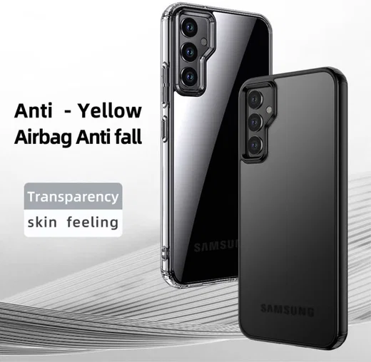 Samsung Galaxy A34 Hoesje Matte Back Cover Zwart afbeelding 2