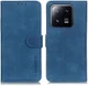 KHAZNEH Xiaomi 13 Pro Hoesje Retro Wallet Book Case Blauw afbeelding 2
