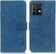 KHAZNEH Motorola Edge 40 Pro Hoesje Retro Wallet Book Case Blauw afbeelding 2