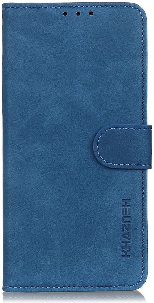 KHAZNEH Motorola Edge 40 Pro Hoesje Retro Wallet Book Case Blauw afbeelding 8