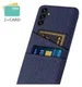 Samsung Galaxy A54 Hoesje met Kaarthouder Back Cover Blauw afbeelding 2