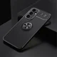 Samsung Galaxy A54 Hoesje met Magnetische Kickstand Ring Zwart afbeelding 2