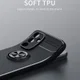 Samsung Galaxy A54 Hoesje met Magnetische Kickstand Ring Zwart / Rood afbeelding 5