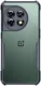 OnePlus 11 Hoesje Hybride Acryl Back Cover Transparant Zwart afbeelding 1