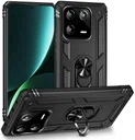 Xiaomi 13 Pro Hoesje Magnetische Kickstand Back Cover Zwart