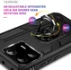 Xiaomi 13 Pro Hoesje Magnetische Kickstand Back Cover Zwart afbeelding 3