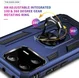 Xiaomi 13 Pro Hoesje Magnetische Kickstand Back Cover Blauw afbeelding 3