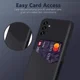 Samsung Galaxy A34 Hoesje met Kaarthouder Back Cover Zwart afbeelding 2