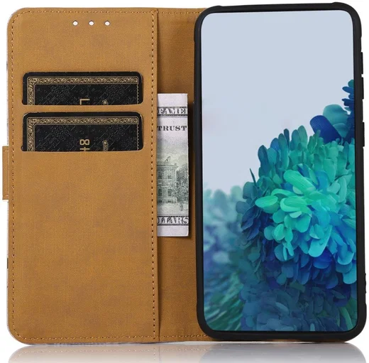 Motorola Moto E13 Hoesje Portemonnee Book Case Tree Print afbeelding 2