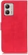 KHAZNEH Motorola Moto G53 Hoesje Retro Wallet Book Case Rood afbeelding 9